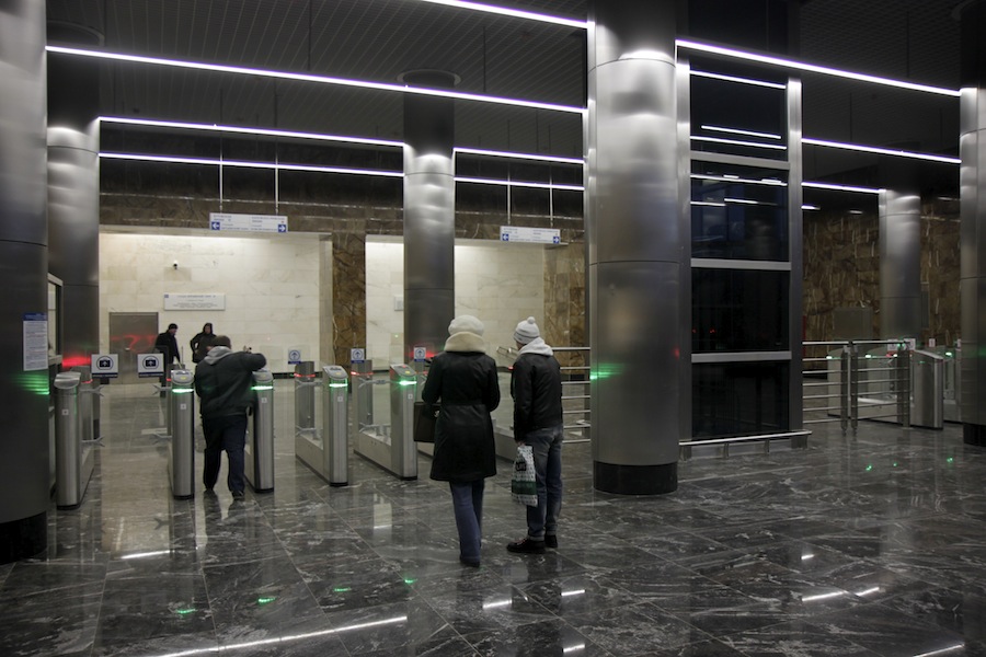 Line L1. Station 'Bitsevskiy park' Yu.Gridchin, 2014